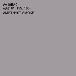 #A19BA0 - Amethyst Smoke Color Image